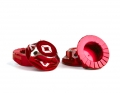 Triad 17mm Capped Wheel Nuts | Red | 4pcs