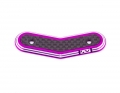 Ringer Hybrid 8th Wing Button | Kyosho | Purple