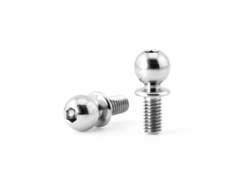 5.5x6mm Titanium Ball Stud | -1mm | 2 pack