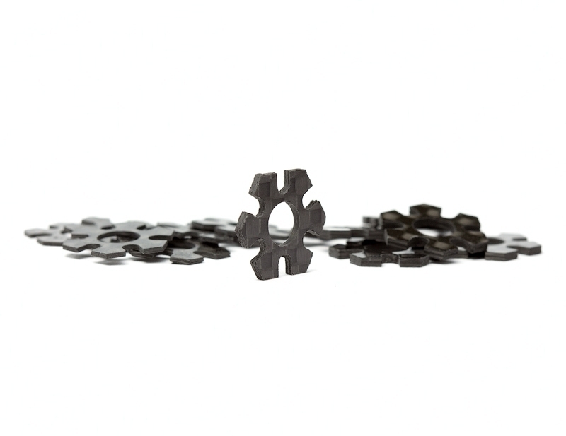 12mm Hex Track Width Spacers, Carbon