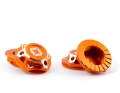 Triad 17mm Capped Wheel Nuts | Orange | 4pcs