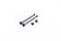 Koswork Yokomo Inner Hardened Arm Pin/Suspension Shaft 3×42.1mm (w/Alum Locknuts) (2) YZ-870C / YZ-10